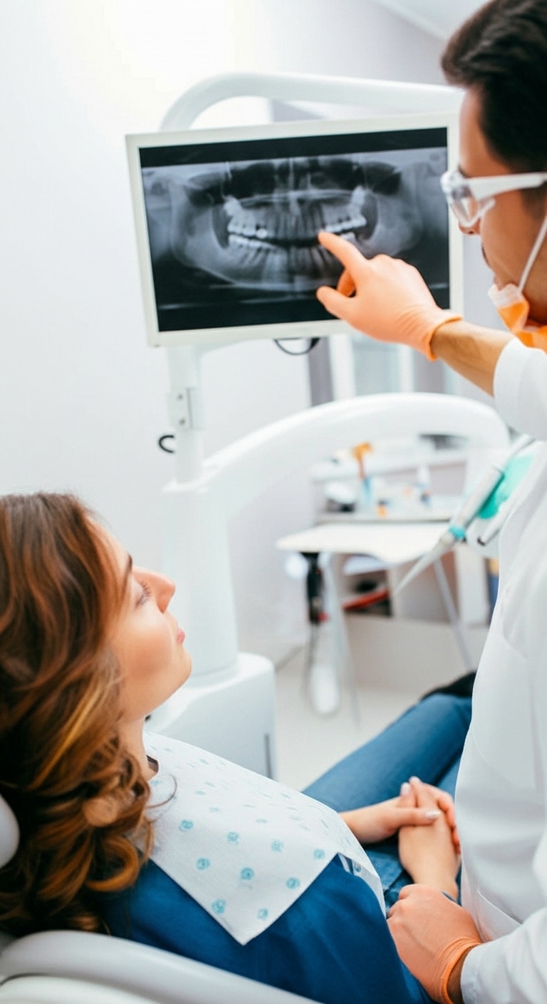 Profissional CFAO em atendimento